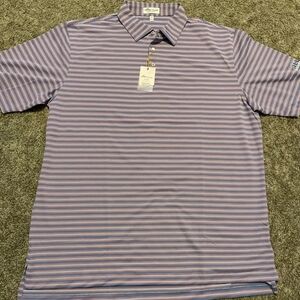 Men's Peter Millar Multicolored Short-Sleeved Shirt